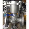 -ZBSF resist acid-base high temperature steam anti-explosion electromagnetic valve all stainless steel flange anti-explosion ele