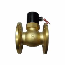 Ready Stock 2L-50F brass electromagnetic valve flange connect electromagnetic valve high temperature electromagnetic valve
