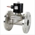 all stainless steel flange electromagnetic valve two-position two-way direct action diaphragm electromagnetic valve 220V 2WDN40