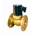 ZQDF steam brass flange electromagnetic valve piston type electromagnetic valve ZQDF-DN25