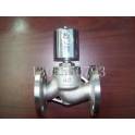 valve ZBSF all stainless steel flange electromagnetic valve resist acid-base high temperature steam electromagnetic valve DN40