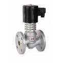 normally closed steam electromagnetic valve ZCG stainless steel thermal oil electromagnetic valve high temperature and steam ele