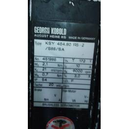 brushless servo motor KSY 464.80 R5-2/S88/SA   SALE used