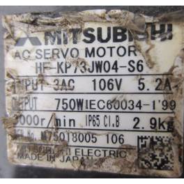 Sale supply Mitsubishi servo motor HF-KP73JW04-S6