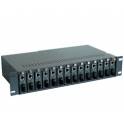 YT-614-2A B14 slots double power optical fiber transceiver rack 220V -48V 2U