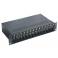 14 slots optical fiber rack NetLink dedicated double power optical fiber transceiver rack