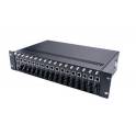 NET-LINK CVT-RACK-D cassette 16 slots optical fiber transceiver 220V double power