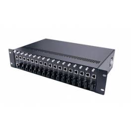 NET-LINK CVT-RACK-D cassette 16 slots optical fiber transceiver 220V double power