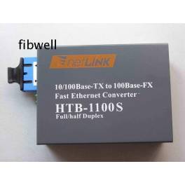 extraposition 1G self-adaption simple module optical fiber transceiver HTB-4100A-20KM