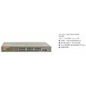 IP-COM G2124T 24 electricty and 2 SFP burring optical fiber interchanger