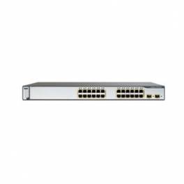 CISCO Cisco 3750V2-24TS-S three layers optical fiber network route interchanger 24 2 burring 1G