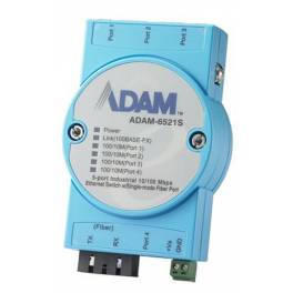 ADAM-6521S 4 and 1 SC simple module optical fiber industrial Ethernet interchanger