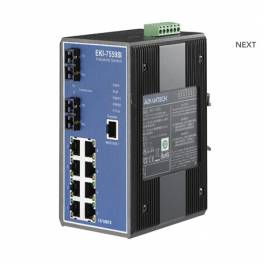 EKI-7559SI-AE 8 and 2SC optical fiber port industrial Ethernet interchanger
