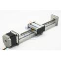 electric slipway screw linear guide rail slider effective 100mm 57 stepping motor