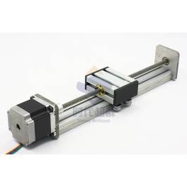 electric slipway screw linear guide rail slider effective 100mm 57 stepping motor