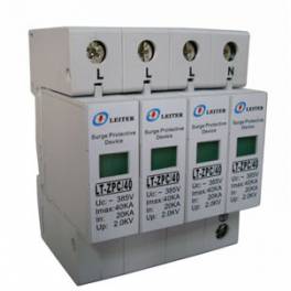 surge protector 380V power supply thunder preventer 40KA thunder preventer module