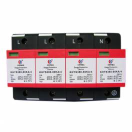 manufacturer thunder preventer SPD surge protector three phase power supply module 80KA surge arrester