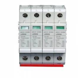 LERDN surge arrester power supply thunder preventer three phase 40KA surge protector LDY-20C 4P