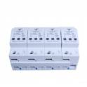 three phase power supply protector surge surge arrester 380V thunder preventer surge protector 4P
