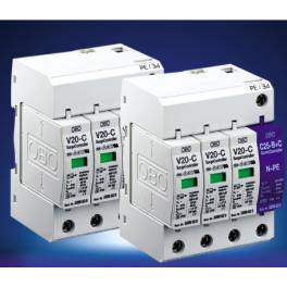 German import OBO genuine three phase power supply thunder preventer V20-C 3 and NPE surge protector surge arrester