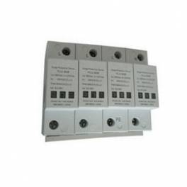 power supply lightning-protection module three phase 380V 100KA 4P surge protector distribution box machine room