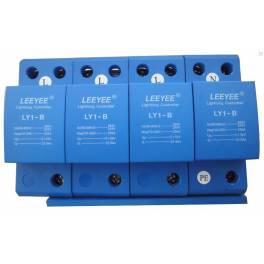10 350us wave mode power supply module LY1-B 25KA surge protector 4P three phase surge arrester