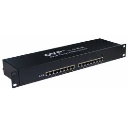 16 rack-mounted Communication signal thunder preventer telephone surge arrester telephone switch surge protector