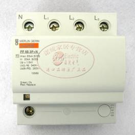 American universal GE thunder preventer surge arrester surge protector 80KA 3P and N 380V