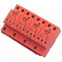 60KA three phase power supply thunder preventer surge arrester OVP-60 4P 380V power supply surge protector