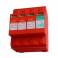 power supply lightning-protection module three phase 380V 60-100KA surge protector 4P distribution box