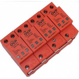 power supply lightning-protection module three phase 380V 40-80KA surge protector 4P distribution box machine room