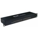 16 100M rack-mounted network thread jamming signal thunder preventer RJ45 100M switch lightning-protection surge protect