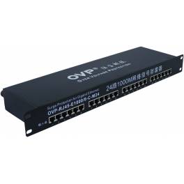 1G network switch thunder preventer 1000 network signal surge arrester 24 network surge protector