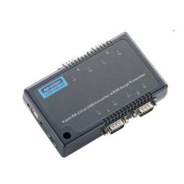 USB-4604B industrial USB rpm 4 port RS-232 converter with surge protect