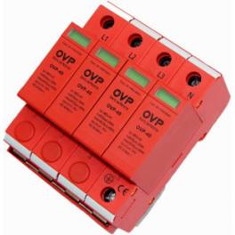 power supply thunder preventer lightning-protection module three phase 380V 20-40KA surge protector 4P Warranty 5