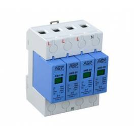 ASP three phase 380V power supply distribution box lightning-protection module AM3-20 4 surge protector 4P