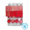three phase power supply OVP machine room bus surge arrester 100KA surge protector B