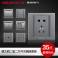 genuine Delixi switch socket set meal panel 35 power supply suit 86
