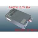 800W High power output switching power supply S-800W-13.5V 59A