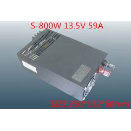 800W High power output switching power supply S-800W-13.5V 59A