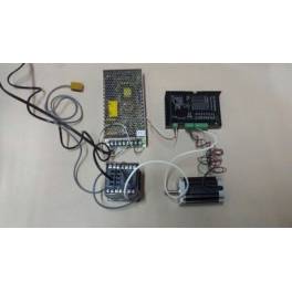 linear slipway CNC 57 motor and driver and controller and power supply switch