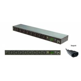 PDU socket network monitored smart PDU socket network power supply switch HES-1608N1