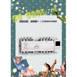 smart double power switch with fire control controller automatic convert switch 80A 3p