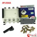 Automatic Transfer Switching toggle switch 250A 3P PC seclusion type Hong Kong Schneider