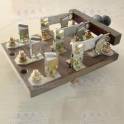 HS11B-1000 38 1000A tripolar double throw guillotine switch open seclusion type switch