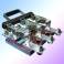 HS11B-600 38 600A tripolar double throw guillotine switch open seclusion type switch
