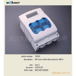 wohner fuse load isolation switch WO Q-400 33202