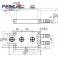 TECHSEM semiconductor 406F3 water-cooling MTC500A1800V ordinary thyristor module
