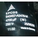 EPCOS electrolysis capacitance B43455 B43457 A2478M 250V4700UF