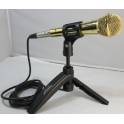American SENRUN PC-K200 capacitive microphone gold and -102 holder